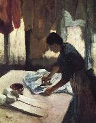 Edgar Degas Repasseus a Contre jour oil painting artist
